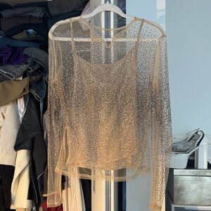 Ermanno Scervino Swaroski crystal top size M